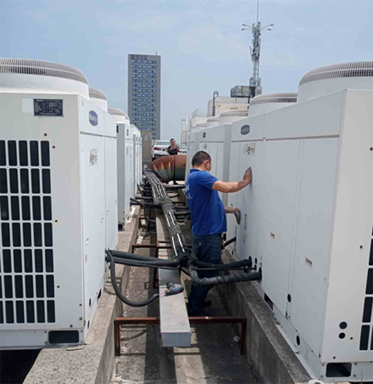 金城江中央空调制热和不制冷系统维修方法